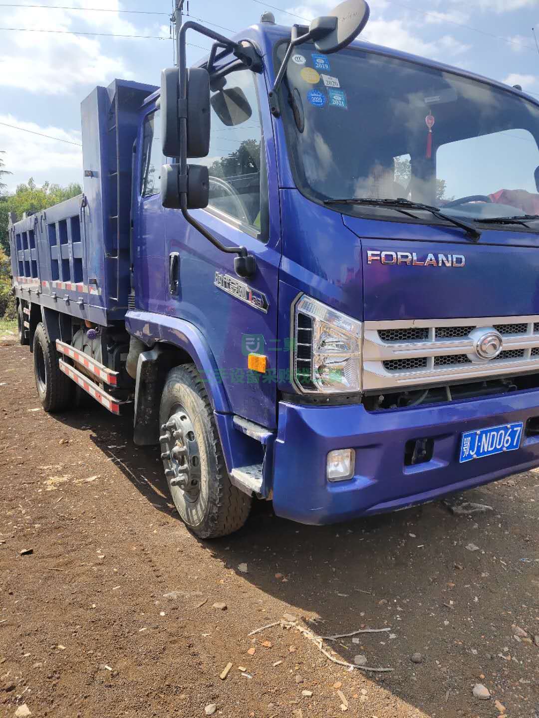 出售一臺18年福田739自卸車，車廂4米3