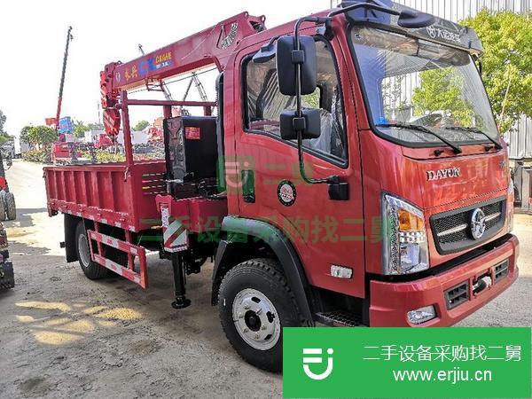 湖北出售二手大運4噸隨車吊