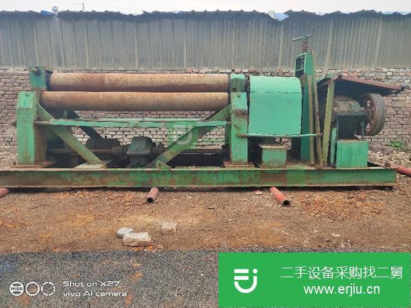 黑龍江出售二手實心棍子W11-20*2200對稱式機械自動卷板機