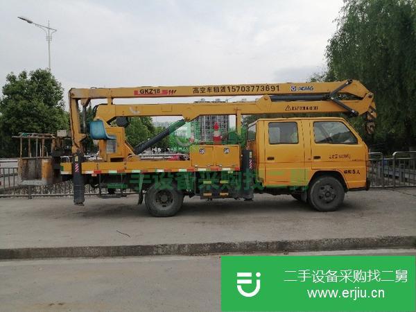 河南出售二手17.3米工程車