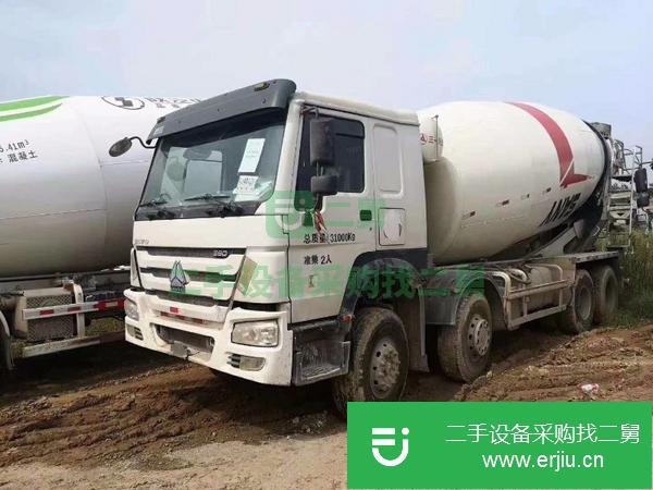 吉林出售二手豪沃大20方攪拌車