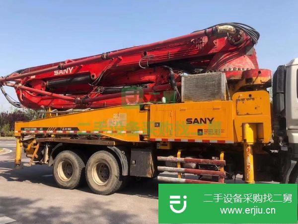吉林出售二手三一43米泵車