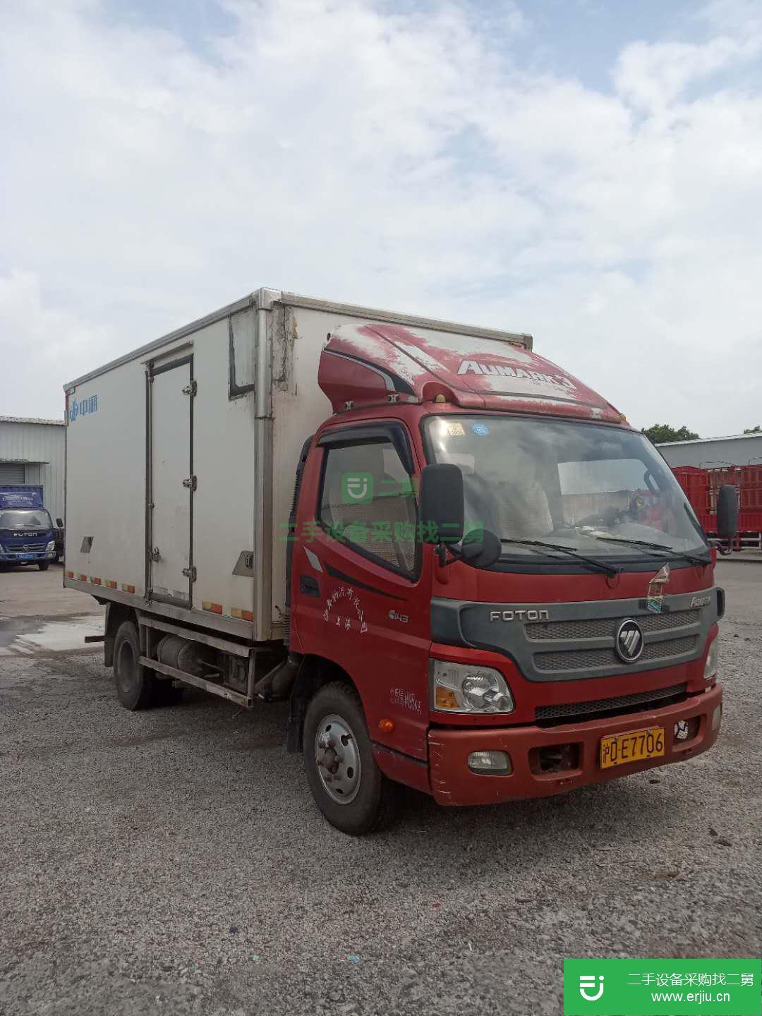 上海出售二手福田歐馬可冷藏車(chē)
