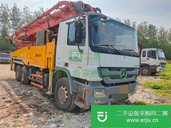 湖南出售三一泵車，奔馳48米底盤