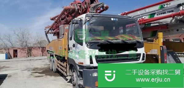 江蘇出售二手徐工46米泵車