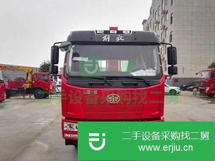 安徽出售二手解放J6八噸隨車吊