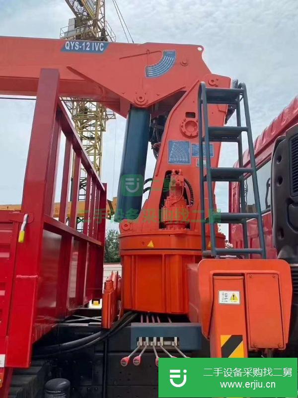 新疆出售二手12噸東風后八輪隨車吊