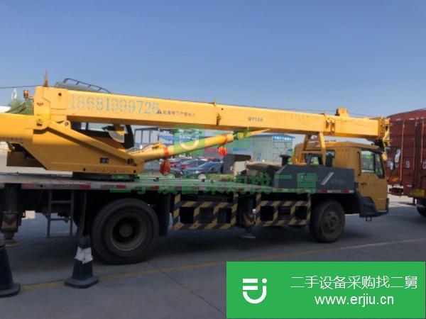 陜西出售二手柳工12噸汽車吊