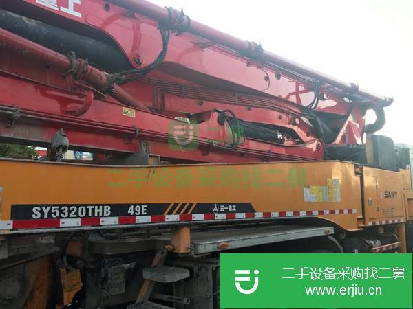 安微出售二手三一49米泵車