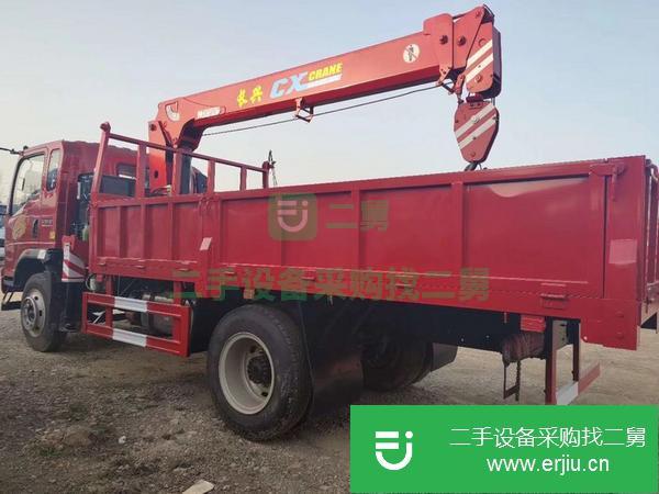 湖北出售二手重汽豪曼小黃牌隨車吊