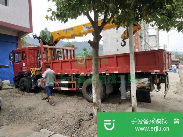 湖北二手東風12噸隨車吊