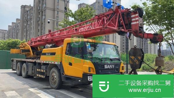 浙江出售二手三一吊車，20噸4節臂