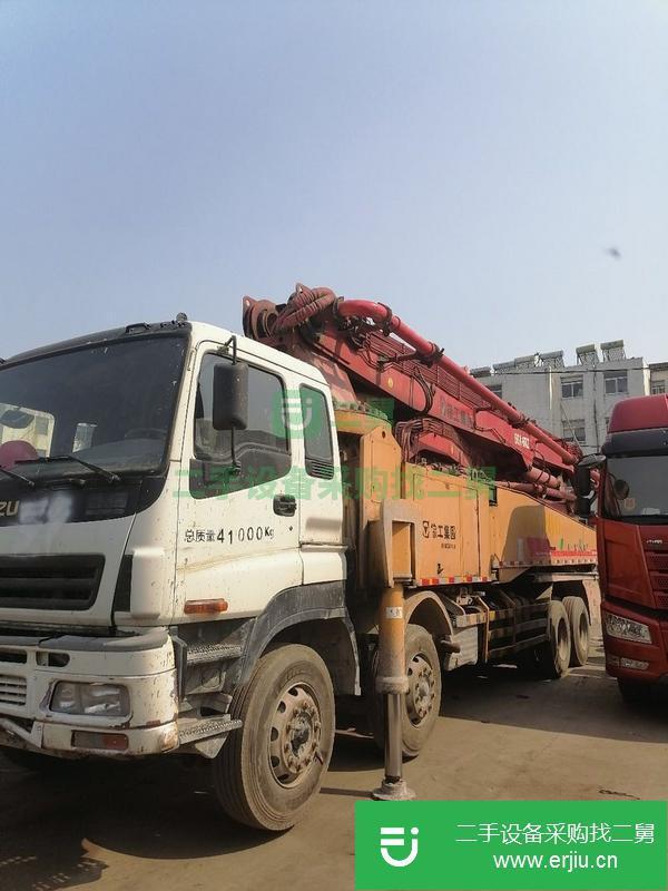 江蘇出售二手徐工52米泵車