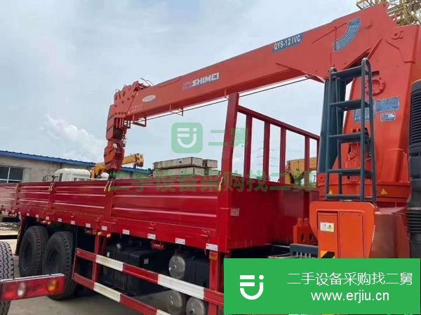 新疆出售二手12噸東風后八輪隨車吊