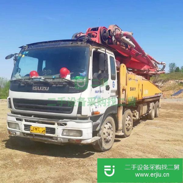 河南出售二手三一48米泵車