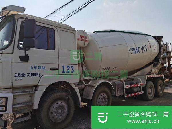 山東出售二手德龍混凝土攪拌車