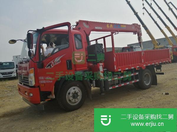湖北出售二手重汽王牌隨車吊