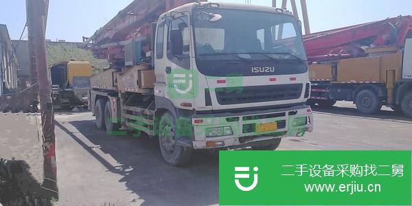 江蘇出售二手極品37米泵車