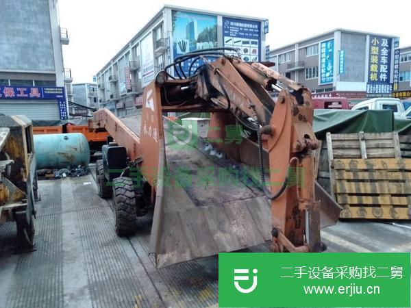 四川出售二手120輪胎皮帶扒渣機