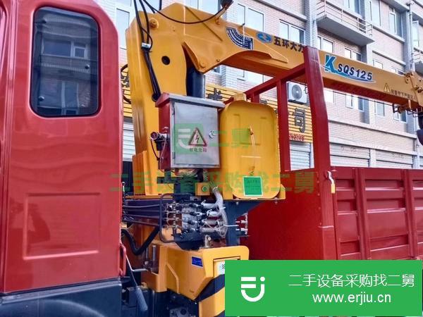 湖北出售二手大運五噸隨車吊
