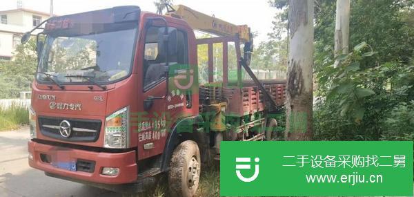 山東出售二手大運8噸隨車吊