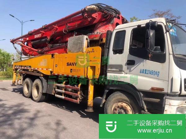 吉林出售二手三一43米泵車