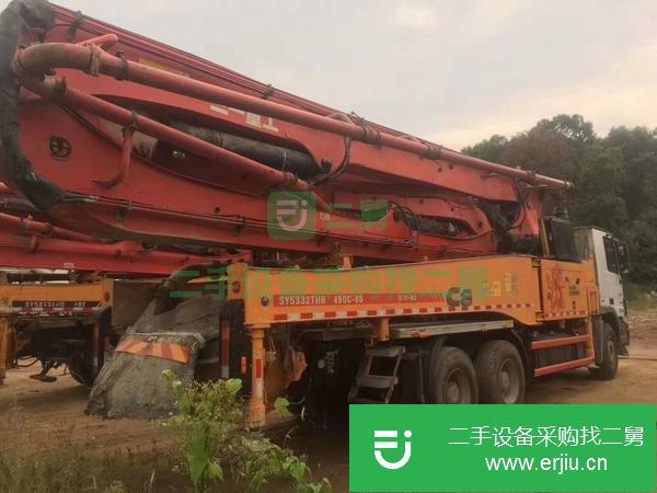 湖南出售二手三一49米泵車