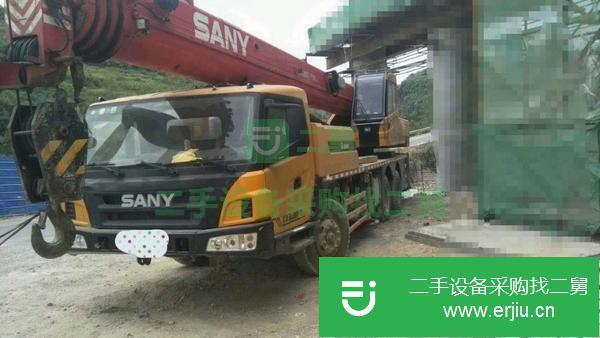 貴州出售二手三一吊車，25噸5節臂