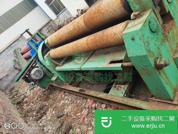 黑龍江出售二手實心棍子W11-20*2200對稱式機械自動卷板機