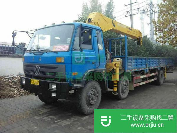 河南出售二手東風(fēng)牌10噸隨車吊