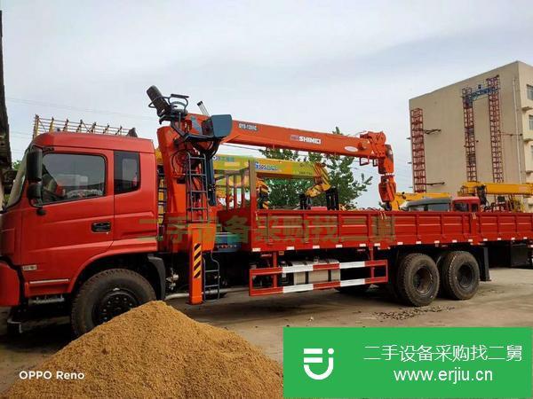 湖北出售二手東風(fēng)12噸隨車吊