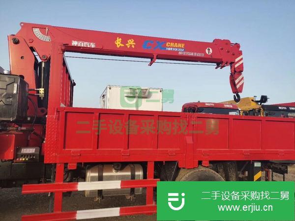 湖北出售二手重汽豪曼小黃牌隨車吊
