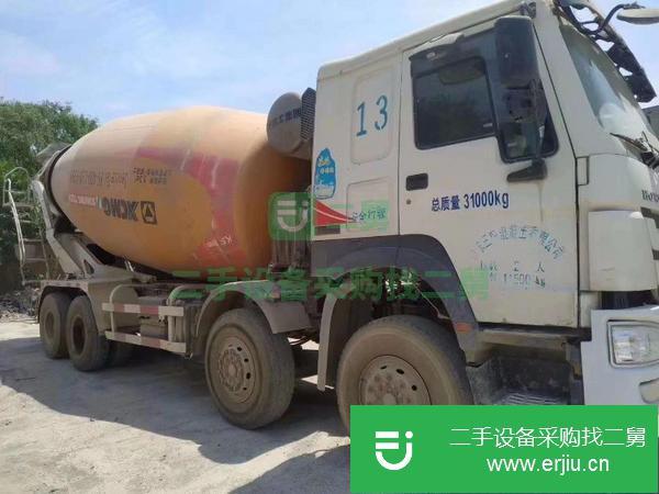 陜西出售二手豪沃20方攪拌罐車