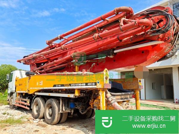 湖南出售三一泵車，奔馳48米底盤