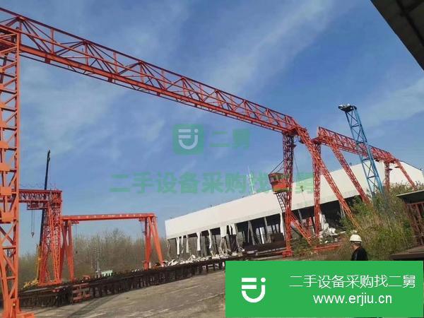 山東出售二手10噸30米花架龍門吊
