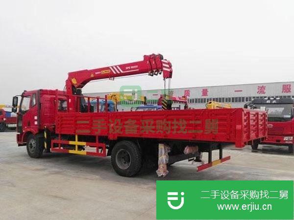 安徽出售二手解放J6八噸隨車吊