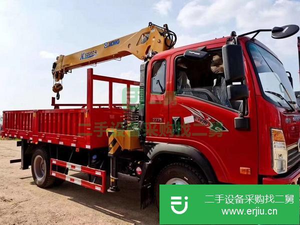 湖北出售二手重汽王隨車吊
