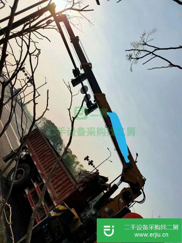浙江出售二手徐工5噸四節臂藍牌隨車吊