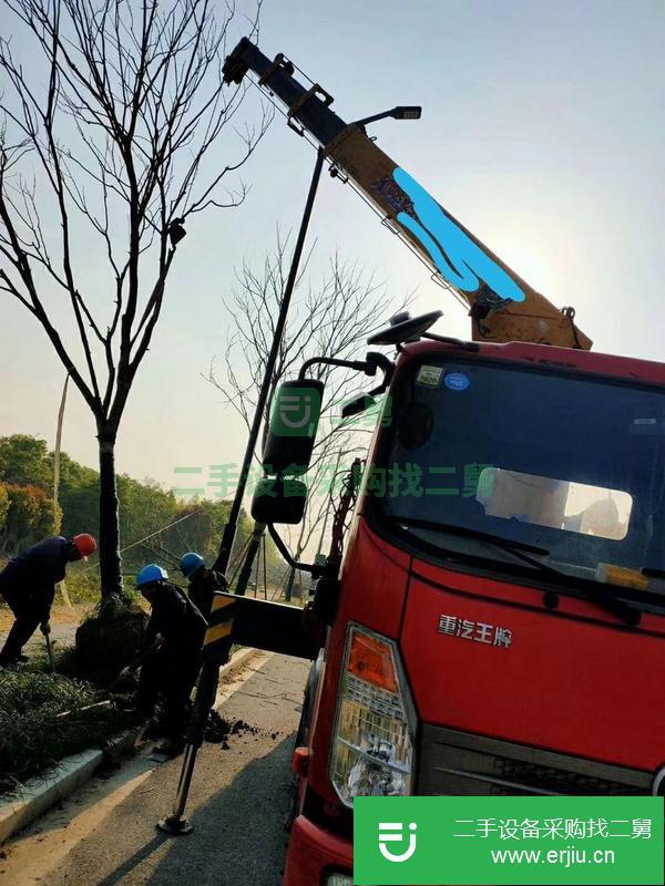 浙江出售二手徐工5噸四節臂藍牌隨車吊