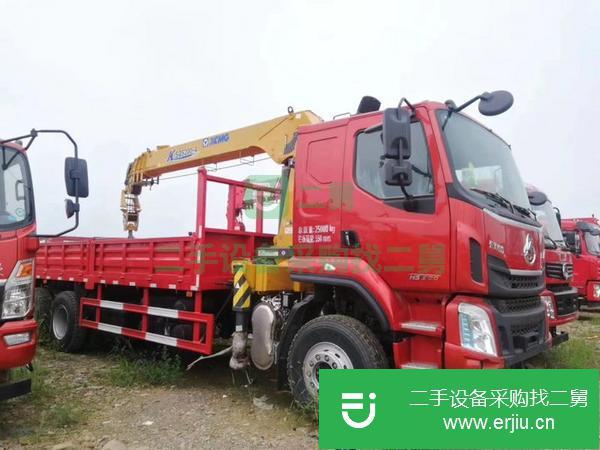 廣西出售二手柳汽后八輪隨車吊