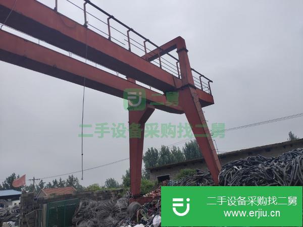 山東出售二手16噸雙梁龍門吊