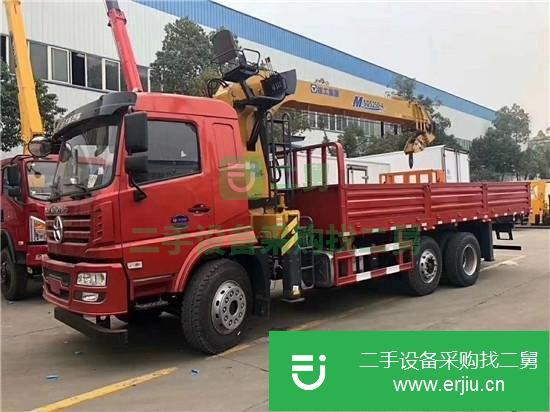 湖北出售二手大運12噸隨車吊