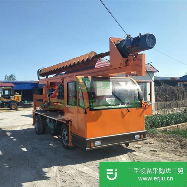 山東出售二手建筑螺旋式打樁機(jī)