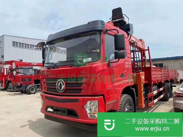 新疆出售二手12噸東風后八輪隨車吊