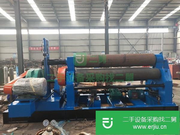 吉林出售二手W11-16*2000對(duì)稱式機(jī)械自動(dòng)卷板機(jī)