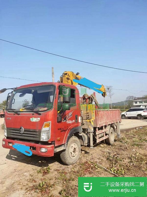 浙江出售二手徐工5噸四節臂藍牌隨車吊