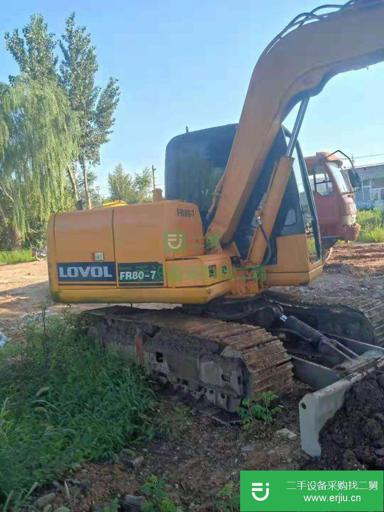 遼寧出售二手雷沃重工FR80-7挖掘機