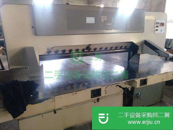 山東出售二手申威達雙液壓切紙機