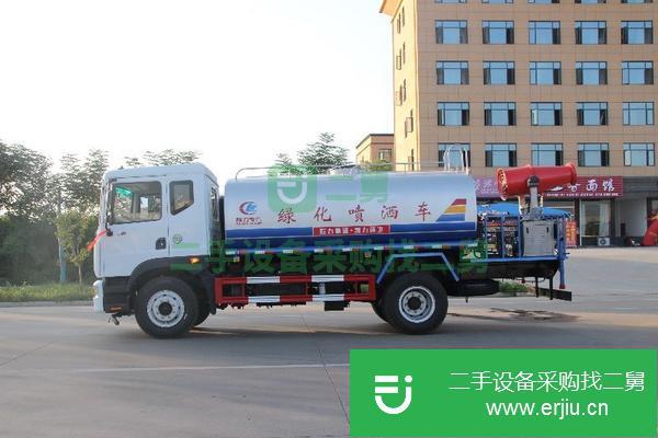 陜西出售二手國五東風12噸灑水車