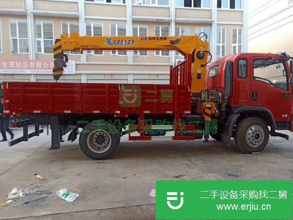 湖北出售二手大運五噸隨車吊